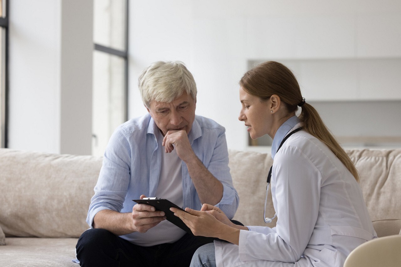 patient and doctor